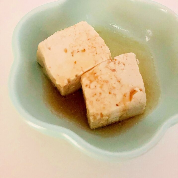 昆布とポン酢の湯豆腐